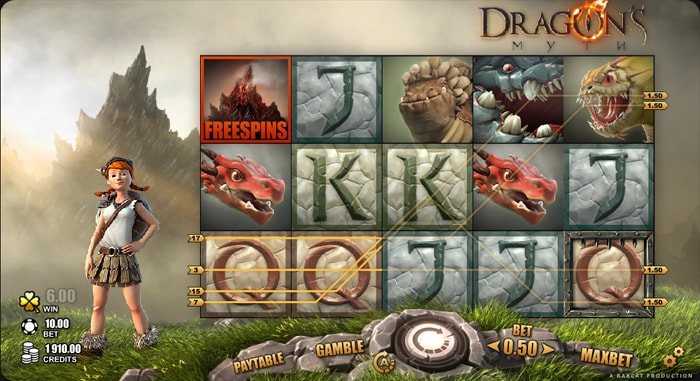 Dragons Myth slot machines. 